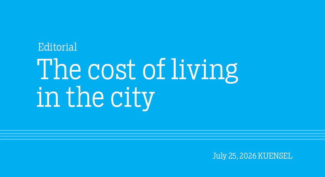 The cost of living in the city