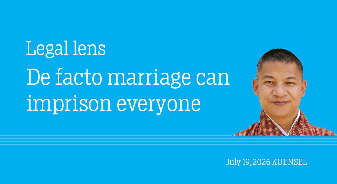 De facto marriage can imprison everyone