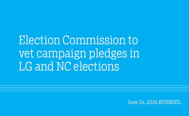 Election Commission to vet campaign pledges in LG and NC elections