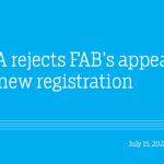 CSOA rejects FAB’s appeal to renew registration