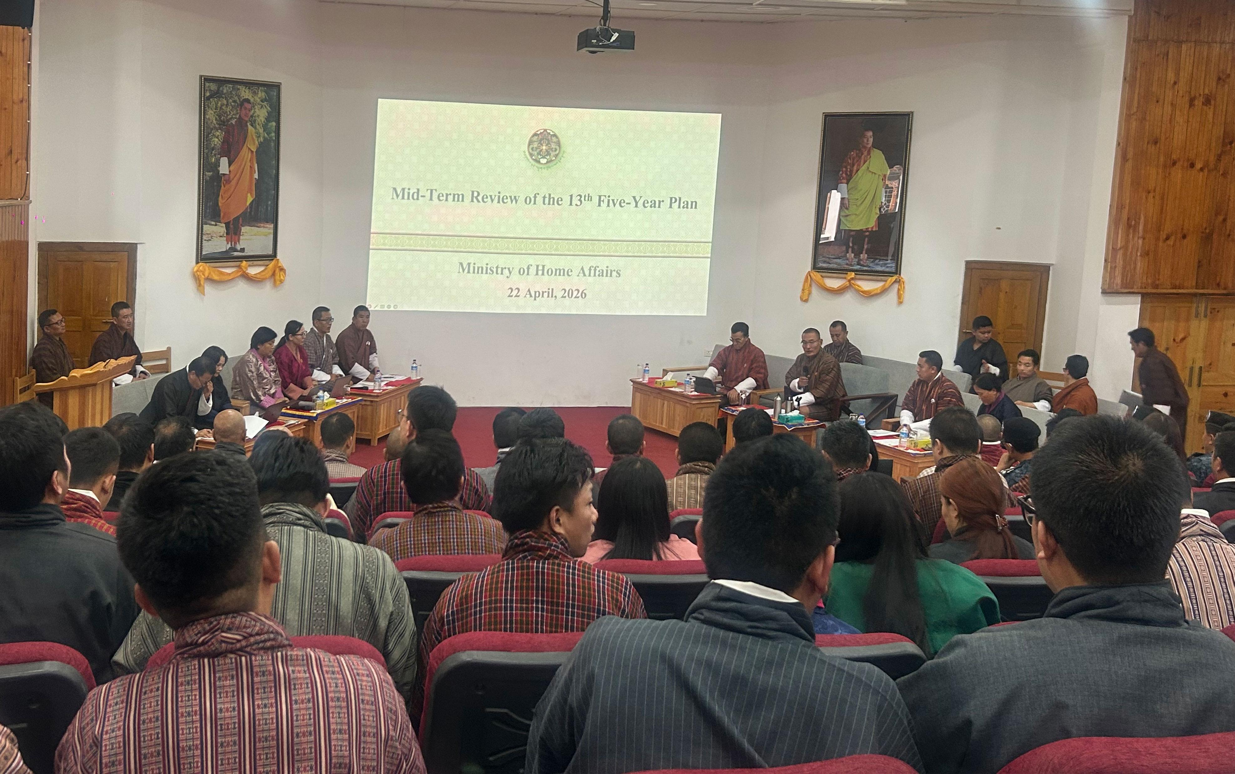 Home Ministry completes 11 activities, 40 ongoing under 13th Plan