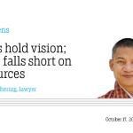 Laws hold vision; state falls short on resources