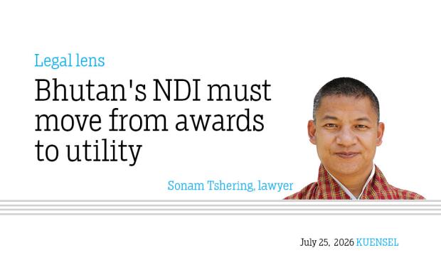 Bhutan's NDI must move from awards to utility