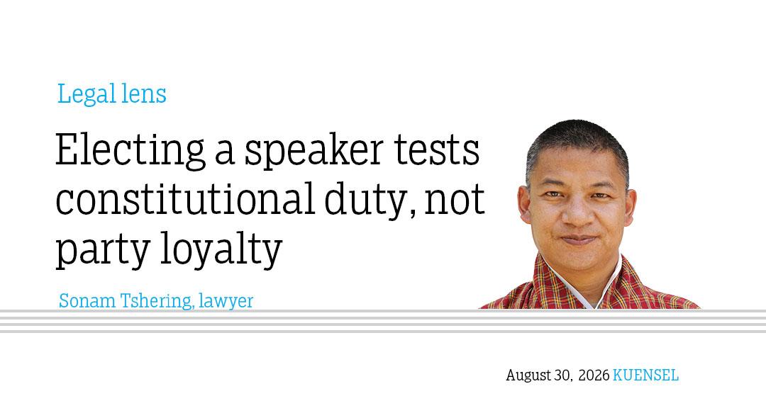 Electing a speaker tests constitutional duty, not party loyalty