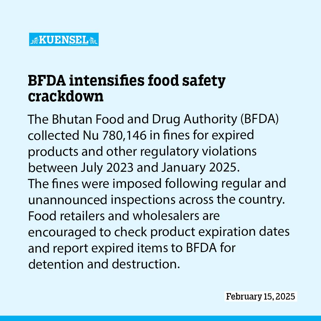 BFDA intensifies food safety crackdown
