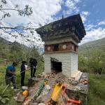 ཁྲིམས་སྲུང་འགག་པ་གིས་ མཆོད་རྟེན་ཨར་རྐུན་དང་འབྲེལ་བའི་ དོགས་ཅན་༦ འཛིན་བཟུང་འབད་ཡོདཔ།