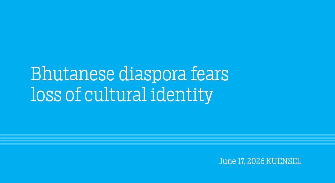 Bhutanese diaspora fears loss of cultural identity