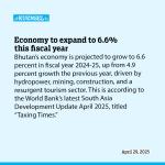 Economy to expand to 6.6% this fiscal year