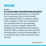 A crucial step towards food security?