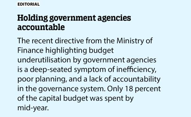 Holding government agencies accountable