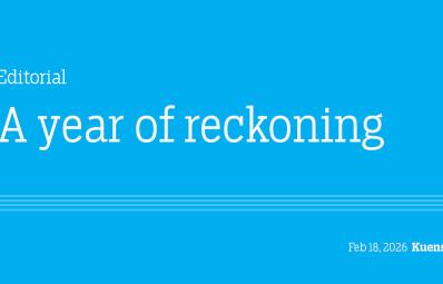 A year of reckoning