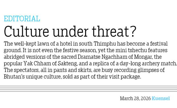 Culture under threat?