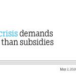 Fuel crisis demands more than subsidies