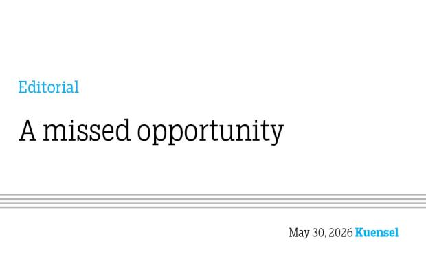 A missed opportunity