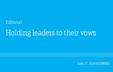 Holding leaders to their vows