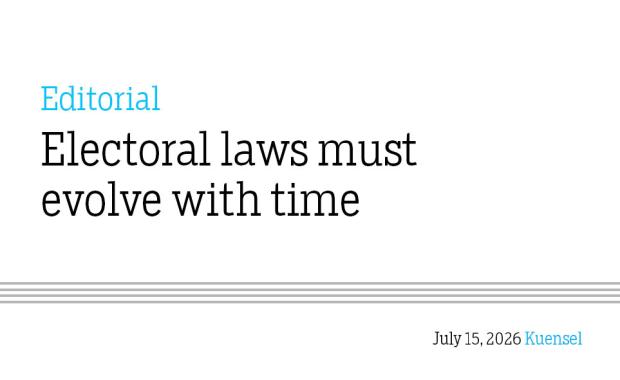 Electoral laws must evolve with time