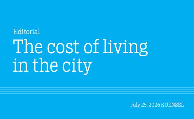 The cost of living in the city