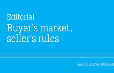 Buyer’s market, seller’s rules