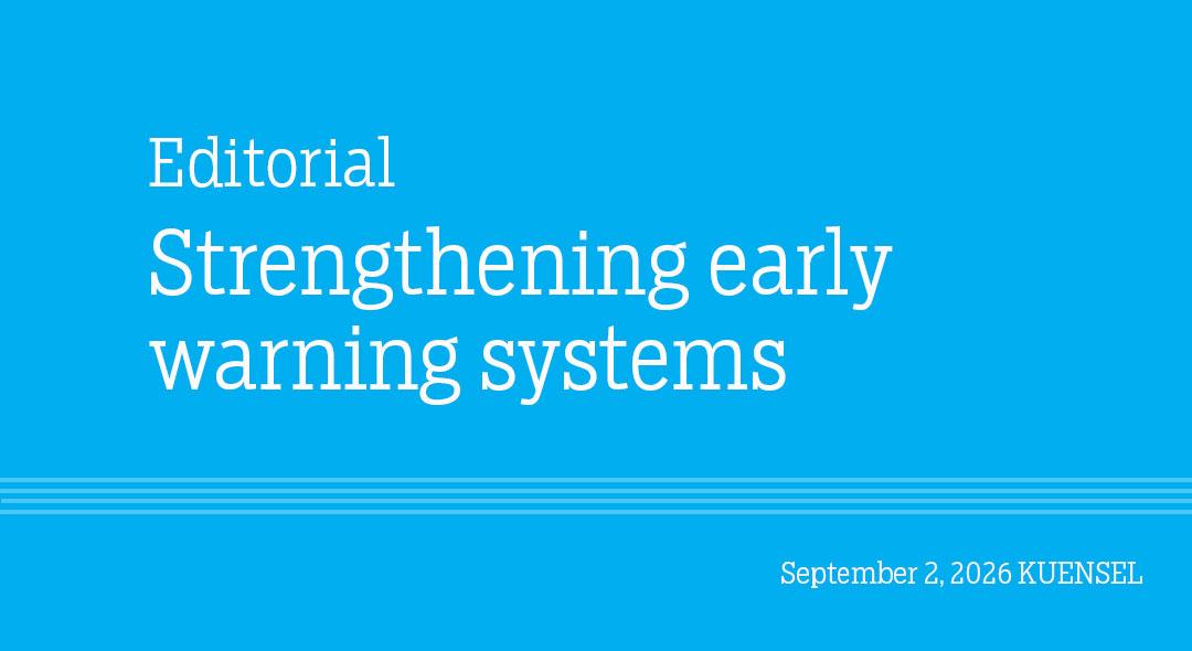 Strengthening early warning systems