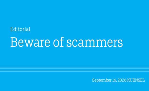 Beware of scammers