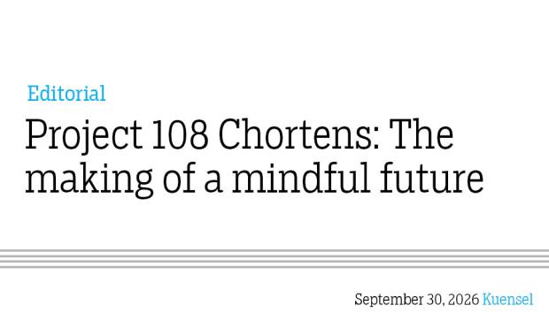 Project 108 Chortens: The making of a mindful future