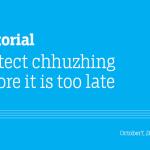 Protect chhuzhing before it is too late