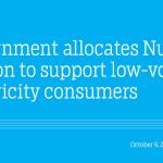 Government allocates Nu 400 million to support low-voltage electricity consumers
