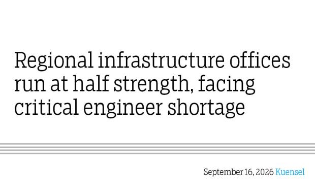 Regional infrastructure offices run at half strength, facing critical engineer shortage