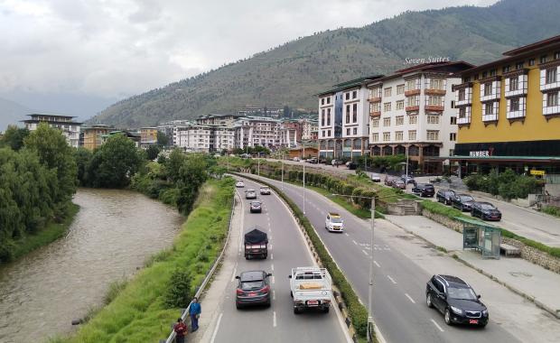 Changlam corridor works begin in Thimphu