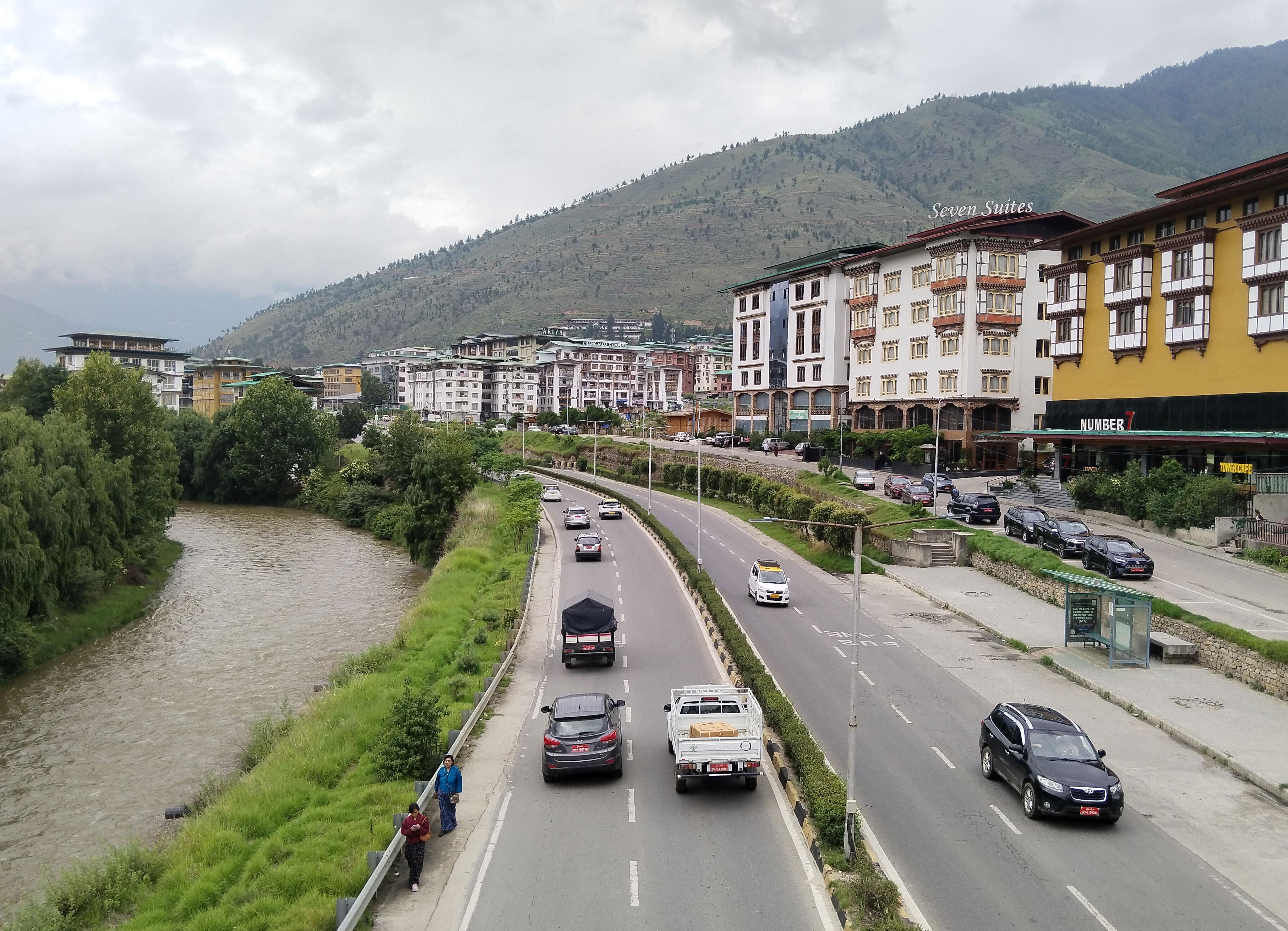 Changlam corridor works begin in Thimphu