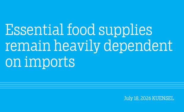 Essential food supplies remain heavily dependent on imports