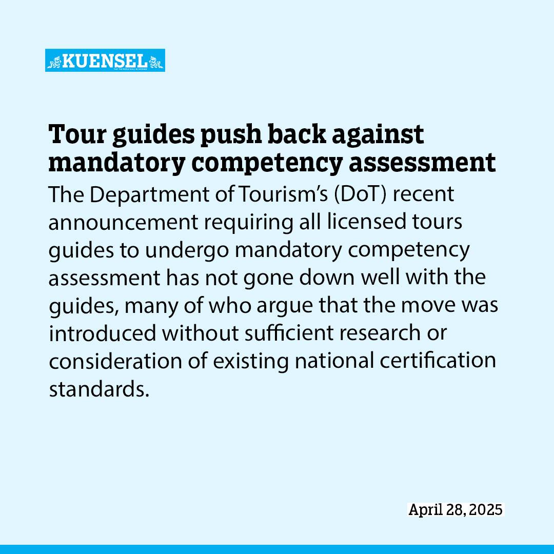 Compesitional Guides Tour guides push back against mandatory competency assessment