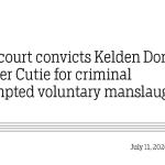 Paro court convicts Kelden Dorji, Rapper Cutie for criminal attempted voluntary manslaughter
