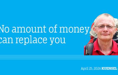 No amount of money can replace you