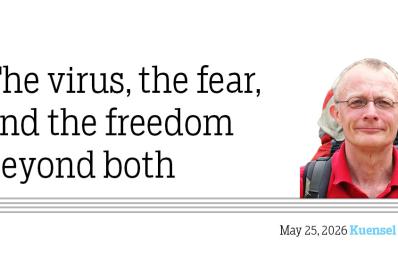 The virus, the fear, and the freedom beyond both