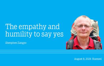 The empathy and humility to say yes