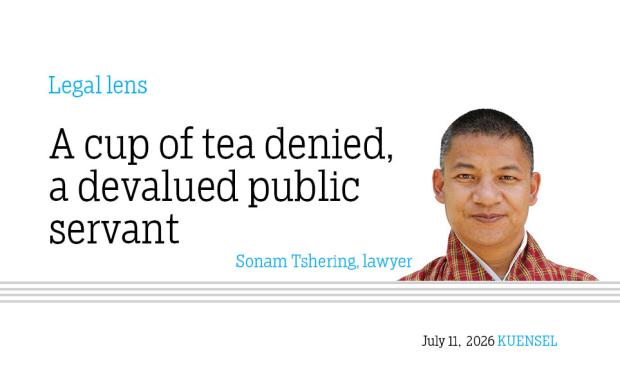 A cup of tea denied, a devalued public servant