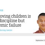 Removing children is not discipline but systemic failure