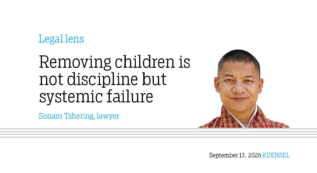 Removing children is not discipline but systemic failure