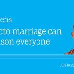 De facto marriage can imprison everyone