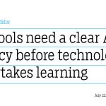 Schools need a clear AI policy before technology overtakes learning