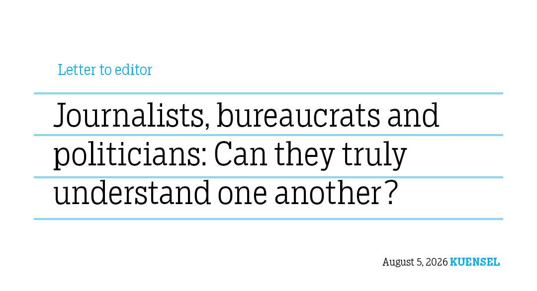 Journalists, bureaucrats and politicians: Can they truly understand one another?