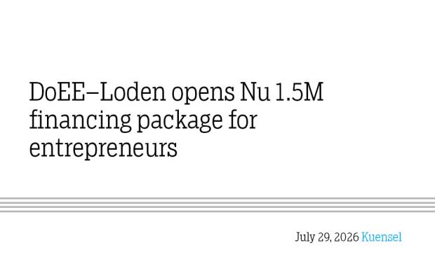 DoEE–Loden opens Nu 1.5M financing package for entrepreneurs