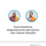 Dual ministerial resignations stir speculation over Cabinet reshuffle