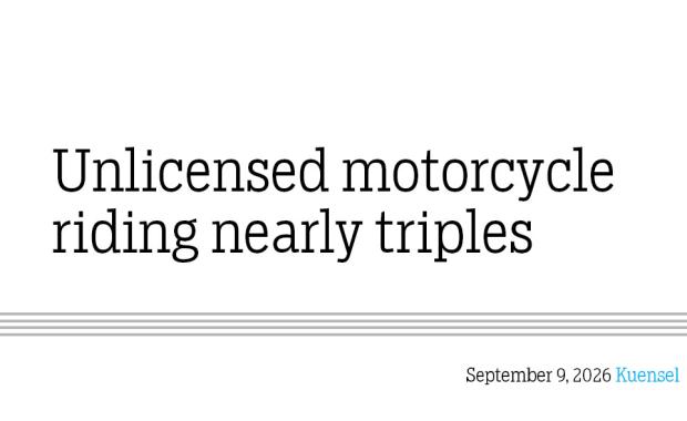 Unlicensed motorcycle riding nearly triples