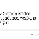 NCWC reform erodes independence, weakens oversight