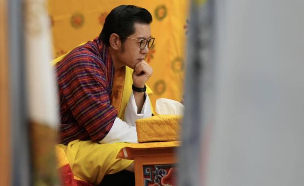 His Majesty The King graced the 17th Convocation of the Royal University of Bhutan at the Royal Institute of Management, Simtokha, today.