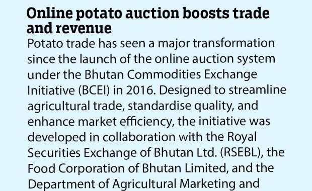 Online potato auction boosts trade and revenue