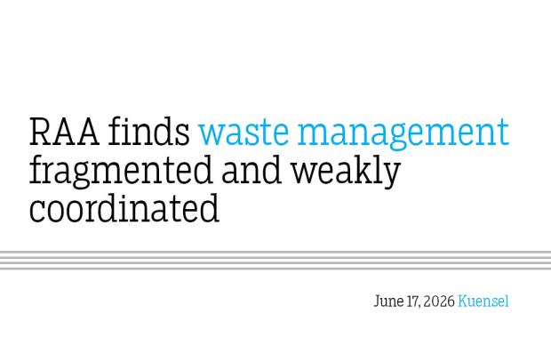 RAA finds waste management fragmented and weakly coordinated