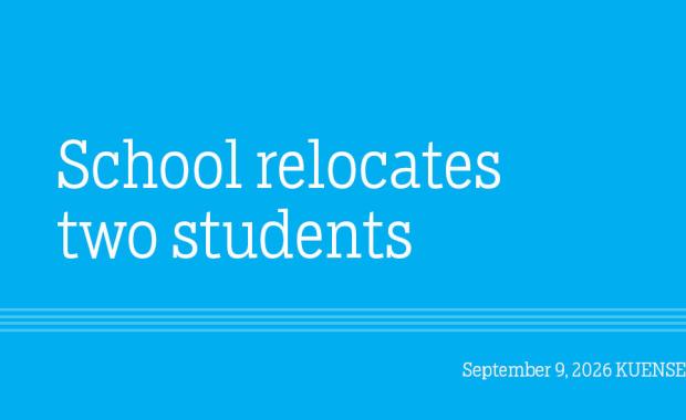 School relocates two students